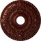 Ekena Millwork Rose Ceiling Medallion (Fits Canopies up to 7 1/4"), 18"OD x 3 1/2"ID x 1 1/2"P, Antique Copper CM18ROACS - alternate 1